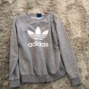 Adidas Gray Crewneck